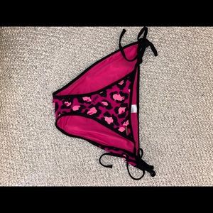 victoria’s secret pink leopard bikini bottom